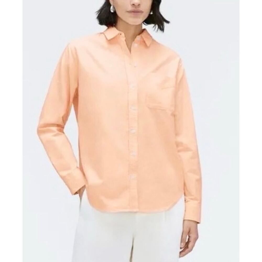 Everlane Peach-Coral Button-Down Shirt